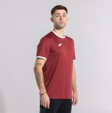 Футболка игровая Joma Combi 104494.672 цвет: бордовый