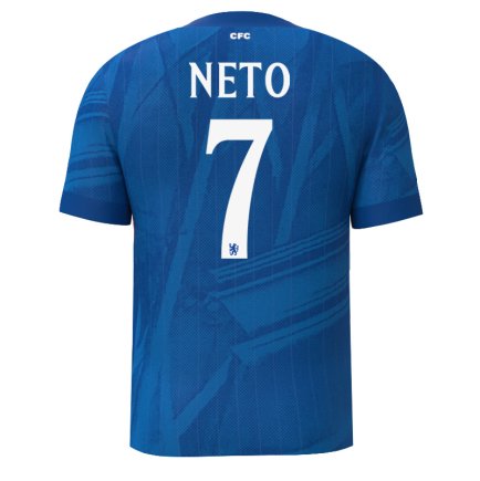 Нова Футболка Челсі Нето 7 (Chelsea Neto 7) 2025-2026 ігрова/повсякденна 16252804 колiр: синій