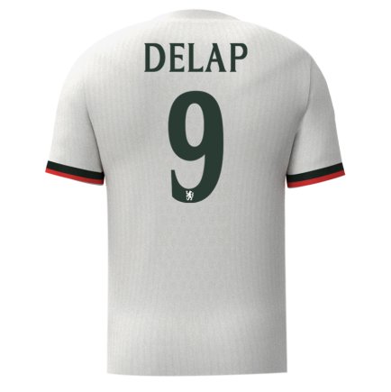 Нова Футболка Челсі Делап 9 (Chelsea Delap 9) 2025-2026 ігрова/повсякденна 16254610 колiр: білий