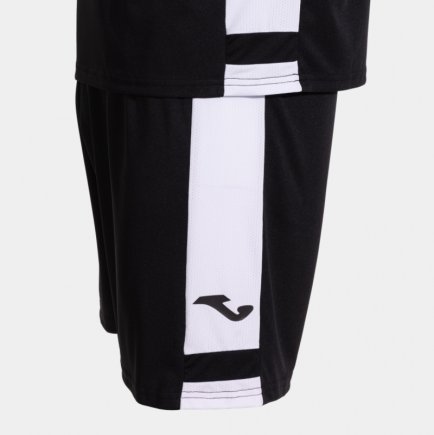 Футбольная форма Joma LIDER SET 104285.102 цвет: черный/белый