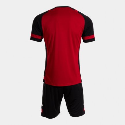Футбольная форма Joma LIDER SET 104285.601 цвет: красный/черный