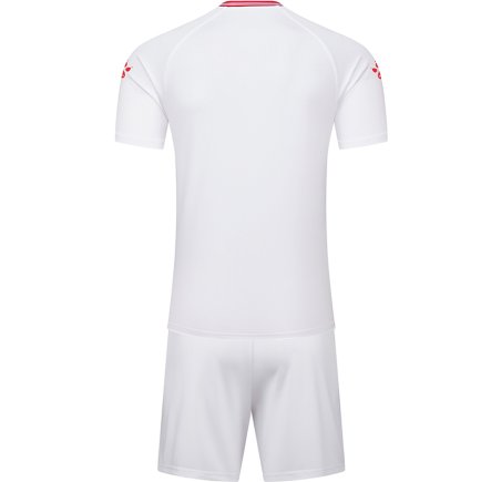 Комплект футбольної форми Kelme FARO 8451ZB1246.9107 колір: білий/червоний