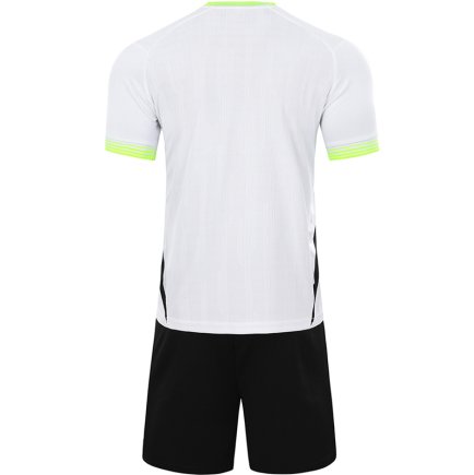 Комплект футбольної форми Kelme IBIZA 8351ZB1082.9100 колір: білий/чорний