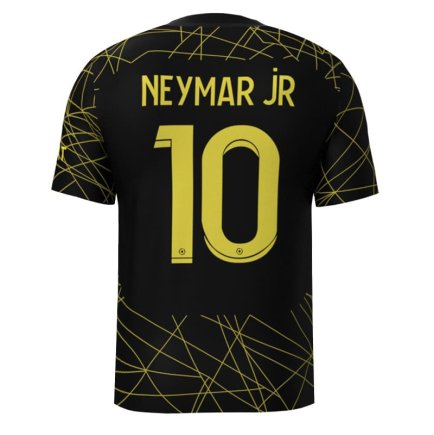 Футболка ПСЖ Неймар 10 (PSG Neymar Jr 10) 2022-2023 игровая/повседневная 10226501 цвет: черный
