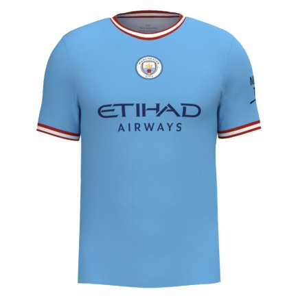 Футбольная форма Манчестер Сити Холанд 9 (Manchester City Haaland 9) 2022-2023 игровая/повседневная 11223311 цвет: голубой