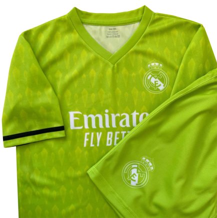 Вратарская футбольная форма Реал Мадрид Лунин 13 (Real Madrid Lunin 13) 2023-2024 игровая/повседневная 14223707 цвет: зеленый