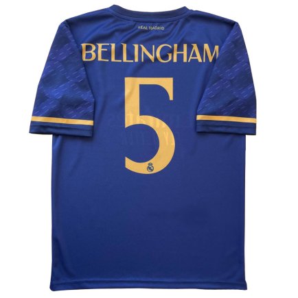 Футболка Реал Мадрид Беллингем 5 (Bellingham 5) 2023-2024 игровая/повседневная 13227712 цвет: темно-синий
