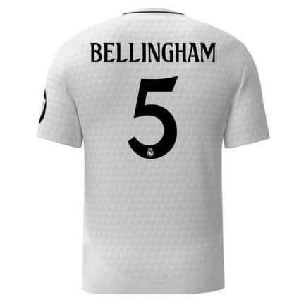 Футболка Реал Мадрид Беллінгем 5 (Bellingham 5) 2024-2025 ігрова/повсякденна 14227810 колiр: білий