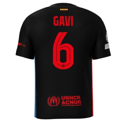 Футбольная форма Барселона Гави 6 (Barcelona Gavi 6) 2024-2025 игровая/повседневная 15220501 цвет: черный