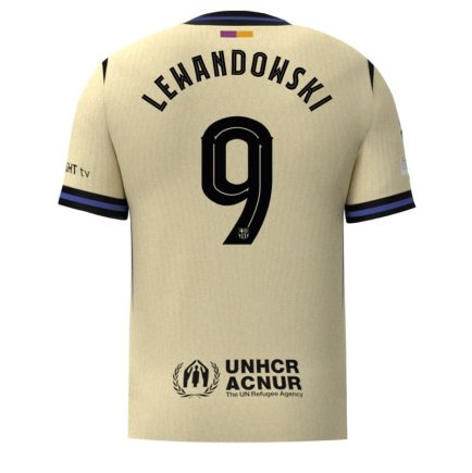 Нова Футболка Барселона Левандовскі 9 (Barcelona Lewandowski 9) 2025-2026 ігрова/повсякденна 16256203 колiр: жовтий