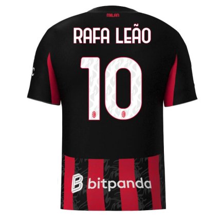 Нова Футболка Мілан Рафаель Леао 10 (Milan Rafael Leao 10) 2025-2026 ігрова/повсякденна 16256802 колiр: червоний