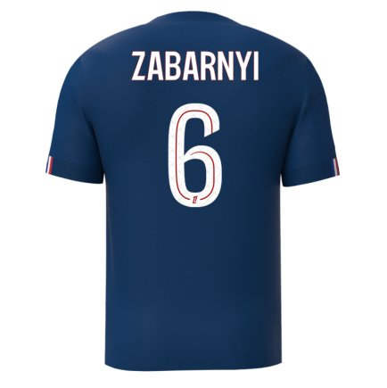 Новая Футболка ПСЖ Забарный 6 (PSG Zabarnyi 6) 2025-2026 игровая/повседневная 16257212 цвет: темно-синий