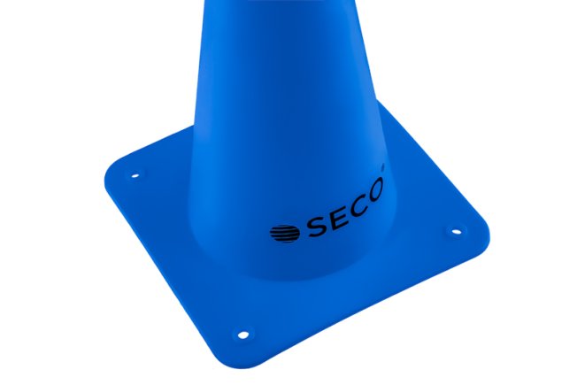 Конус тренировочный SECO 15 см цвет: синий