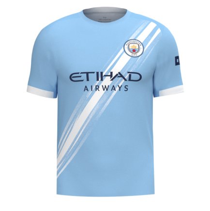 Новая Футболка Манчестер Сити Бернарду 20 (Manchester City Bernardo 20) 2025-2026 игровая/повседневная 16258411 цвет: голубой