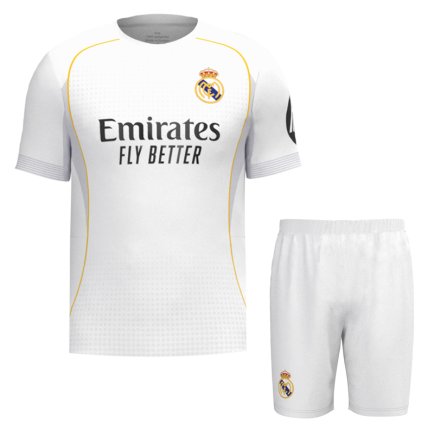 Новая Футбольная форма Реал Мадрид Мбаппе 9 (Real Madrid Mbappe 9) 2025-2026 игровая/повседневная 15243810-1 цвет: белый