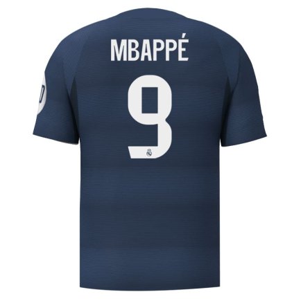 Нова Футболка Реал Мадрид Мбаппе 19 (Real Madrid Mbappe 9) 2025-2026 ігрова/повсякденна 15248804-1 колiр: синій