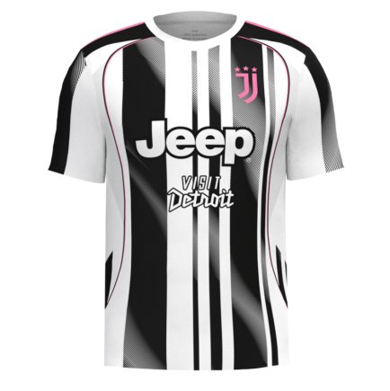 Новая Футбольная форма Ювентус Гатти 4 (Juventus Gatti 4) 2025-2026 игровая/повседневная 16258710 цвет: белый