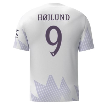 Новая Футбольная форма Манчестер Юнайтед Гойлунн 9 (Manchester United Højlund 9) 2025-2026 игровая/повседневная 16260410 цвет: белый