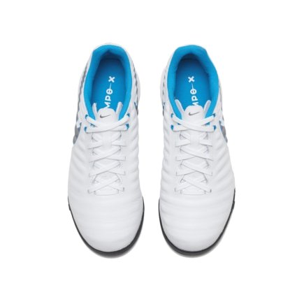 Сороконожки Nike JR Tiempo LEGENDX 7 ACADEMY TF AH7259-107 цвет: белый детские (официальная гарантия)