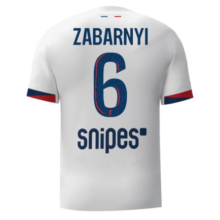 Новая Футболка ПСЖ Забарный 6 (PSG Zabarnyi 6) 2025-2026 игровая/повседневная 16264310 цвет: белый