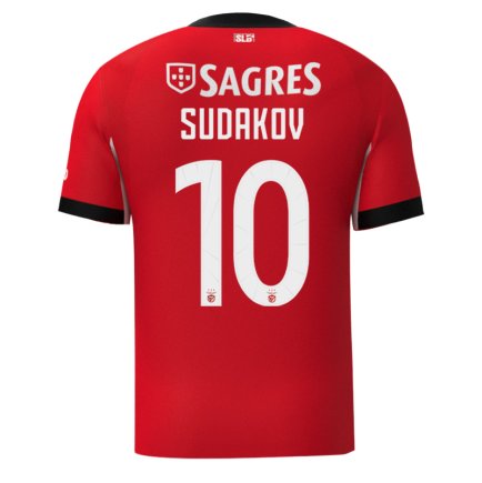 Новая Футбольная форма Бенфика Судаков 10 (Benfica Sudakov 10) 2025-2026 игровая/повседневная 16265202 цвет: красный