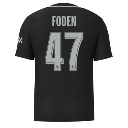 Новая Футболка Манчестер Сити Фоден 47 (Manchester City Foden 47) 2025-2026 игровая/повседневная 16265701 цвет: черный