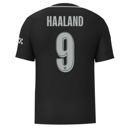 Новая Футболка Манчестер Сити Холанд 9 (Manchester City Haaland 9) 2025-2026 игровая/повседневная 16265901 цвет: черный