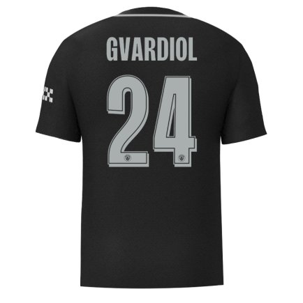 Новая Футболка Манчестер Сити Гвардиол 24 (Manchester City Gvardiol 24) 2025-2026 игровая/повседневная 16266301 цвет: черный