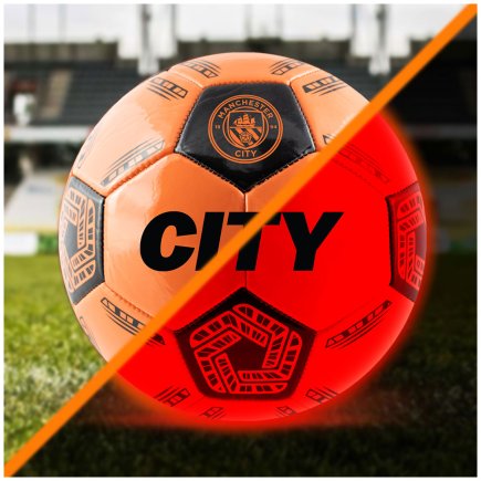 М'яч футбольний зі світлодіодним підсвічуванням Manchester City FC Манчестер Сіті розмір 5