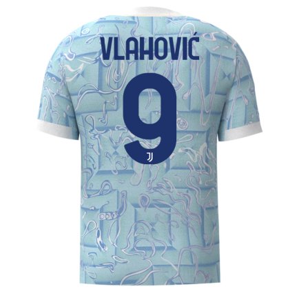 Новая Футбольная форма Ювентус Влахович 9 (Juventus Vlahovic 9) 2025-2026 игровая/повседневная 16267011 цвет: голубой