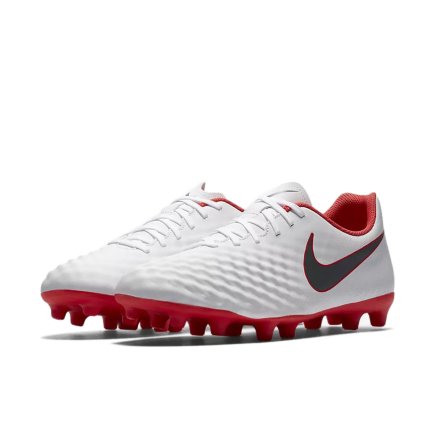 Бутсы Nike Magista Obra 2 Club FG AH7302-107 цвет: белый, красный (официальная гарантия)