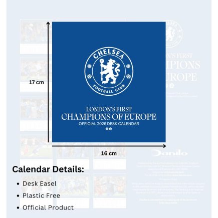 Календарь настольный Челси Chelsea FC 2026