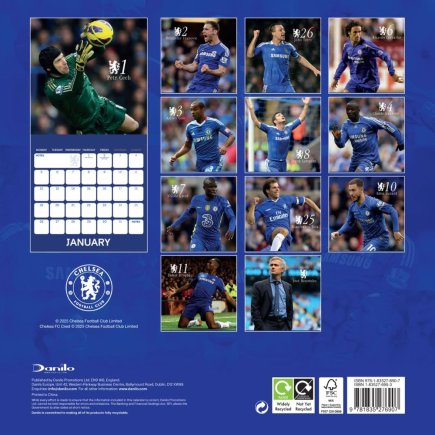 Календарь ФК Челси Chelsea FC 2026