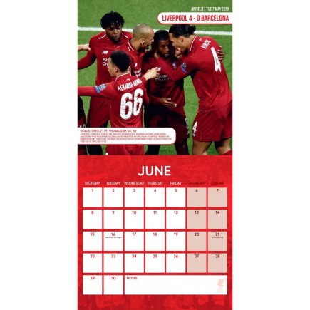 Календарь ФК Ливерпуль Liverpool FC 2026