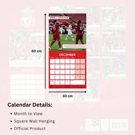 Календарь ФК Ливерпуль Liverpool FC 2026