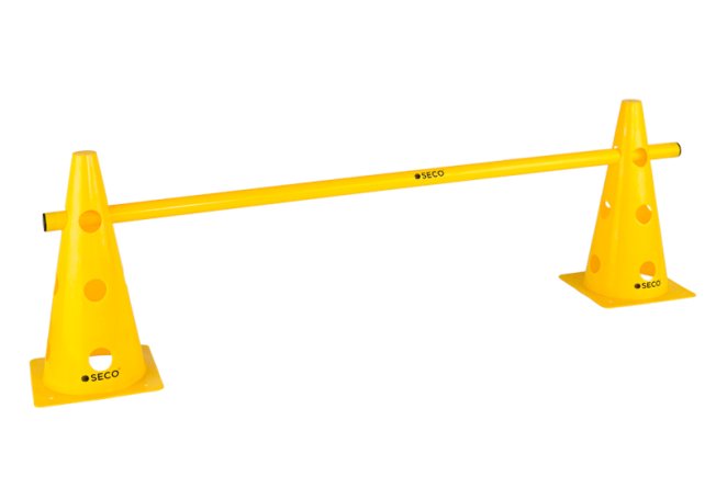 Конус тренувальний SECO з отворами 32 см колір: жовтий