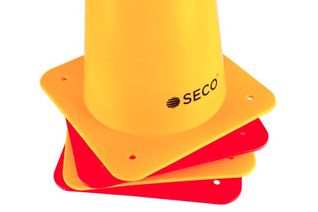 Конус тренувальний SECO 48 см колір: жовтий