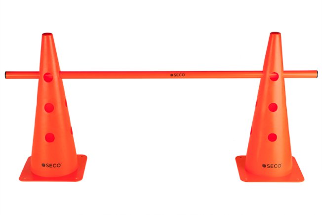 Конус тренировочный SECO с отверстиями 48 см цвет: оранжевый