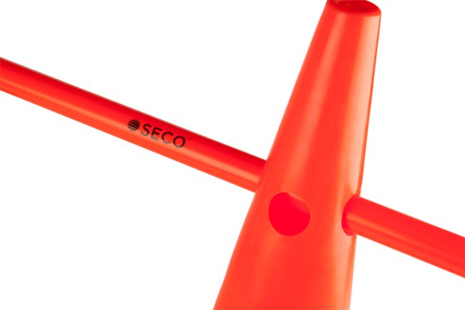 Конус тренировочный SECO с отверстиями 48 см цвет: оранжевый