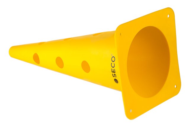 Конус тренувальний SECO з отворами 48 см колір: жовтий