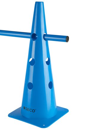 Конус тренувальний SECO з отворами 48 см колір: синій