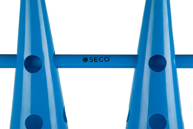 Конус тренувальний SECO з отворами 48 см колір: синій