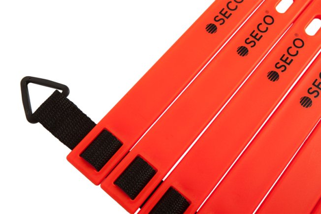 Лестница координационная тренировочная беговая SECO 12 ступеней 6 м цвет: оранжевый