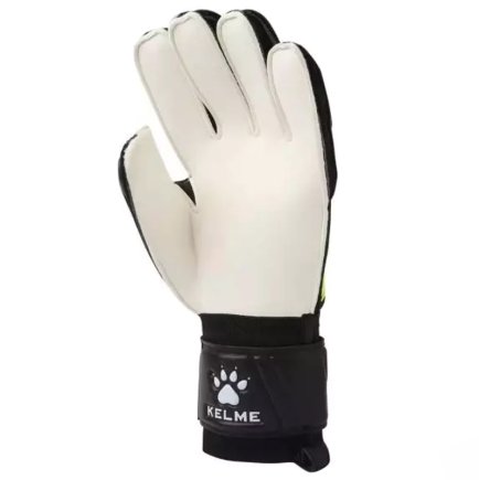 Воротарські рукавиці Kelme ARQUERO 8101ST5003.9010 колір: чорний/салатовий