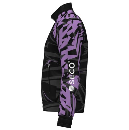 Кофта спортивная SECO Bora Black 25311208 цвет: фиолетовый