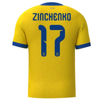 Новая Футбольная форма Украина Зинченко 17 (Ukraine Zinchenko 17) 2025-2026 игровая/повседневная 16268403 цвет: желтый
