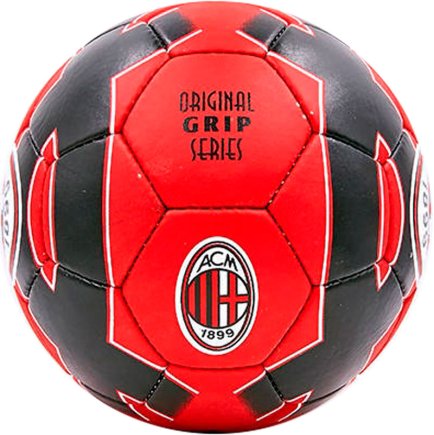 Мяч футбольный AC Milan цвет: черный/красный размер 5