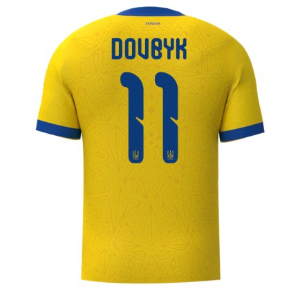 Новая Футбольная форма Украина Довбик 11 (Ukraine Dovbyk 11) 2025-2026 игровая/повседневная 16269003 цвет: желтый