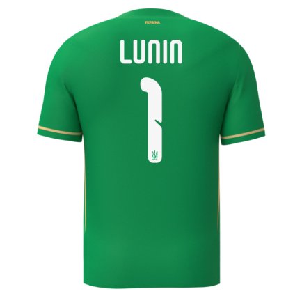 Новая Вратарская футболка Украина Лунин 13 (Ukraine Lunin 1) 2025-2026 игровая/повседневная 16270407 цвет: зеленый