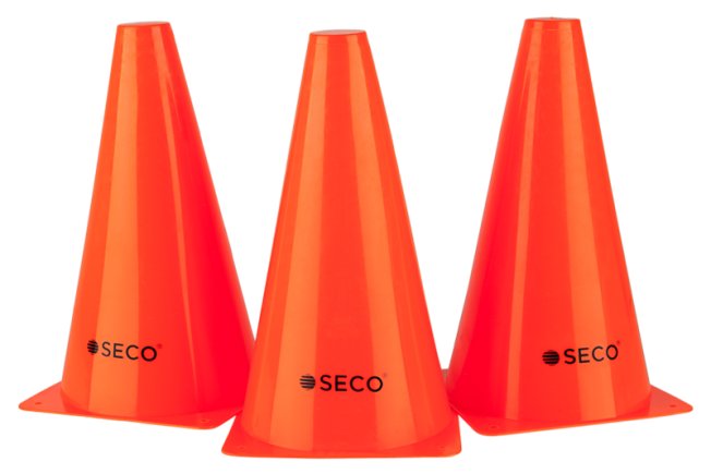 Конус тренувальний SECO 23 см колір: помаранчевий